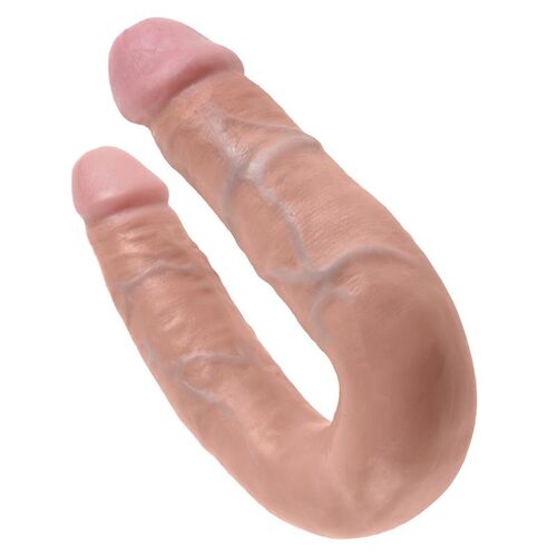 KING COCK DILDO DOBLE PENETRACIN 13.9 CM NATURAL