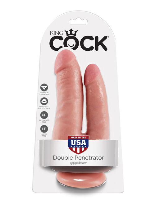 KING COCK DOBLE PENETRACIN NATURAL