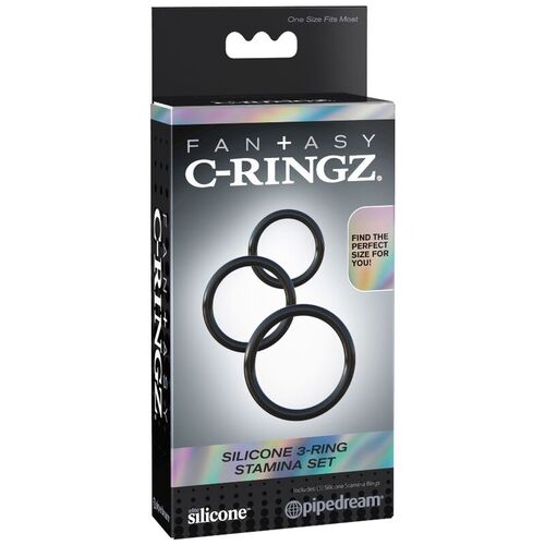 FANTASY C-RINGZ SET ANILLAS SILICONA STAMINA