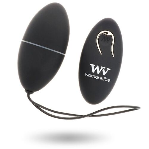 WOMANVIBE  ALSAN HUEVO CONTROL REMOTO NEGRO