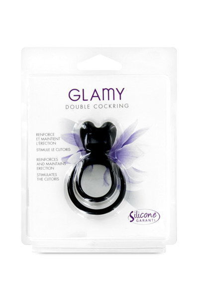 GLAMY ANILLO DOBLE NEGRO