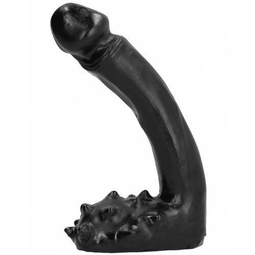 ALL BLACK DILDO REALISTICO 19CM