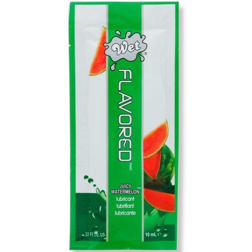 WET FLAVORED LUBRICANTE BASE AGUA SANDIA 10 ML