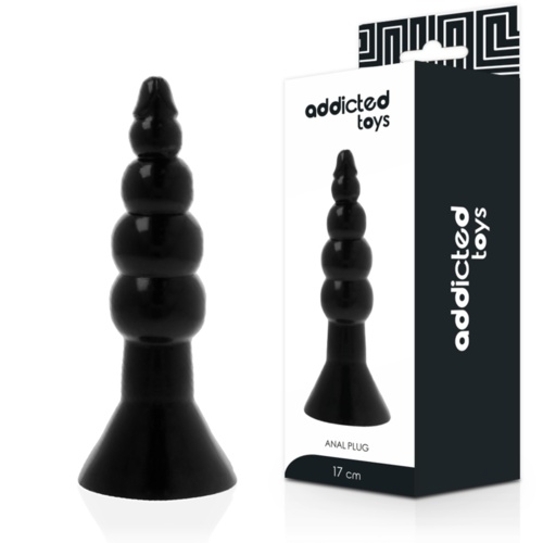 ADDICTED TOYS ANAL PLUG 17CM BLACK