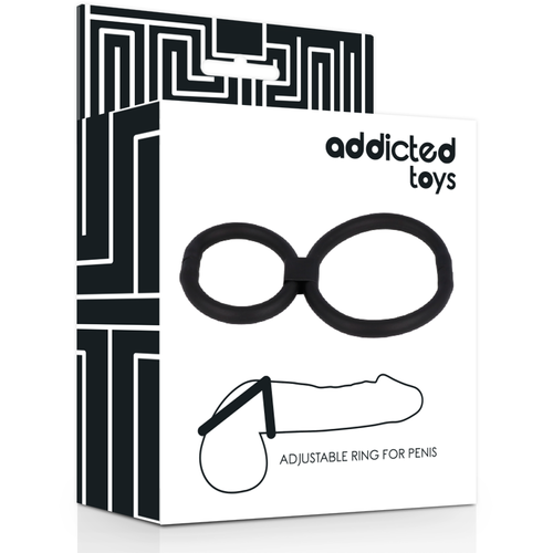 ADDICTED TOYS ANILLO DOBLE AJUSTABLE PENE