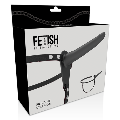 FETISH SUBMISSIVE ARNS SILICONA NEGRO 15CM