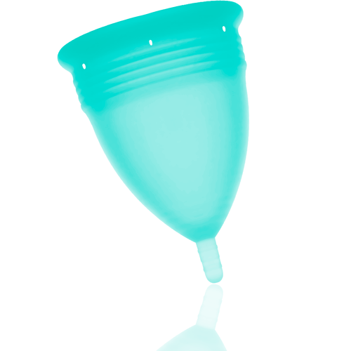 STERCUP COPA MENSTRUAL FDA SILICONE  TALLA S AQUAMARINA