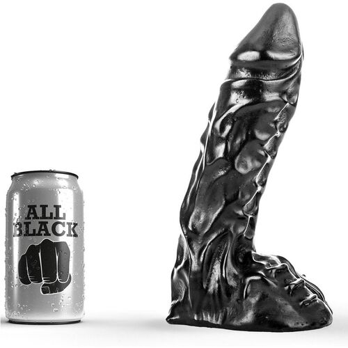 ALL BLACK DILDO 23CM