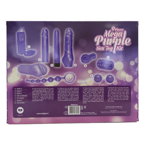 JUST FOR YOU MEGA PURPLE SEX TOY KIT