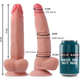 ROCKARMY DUAL DENSITY LEOPARD DILDO REALISTA 24CM