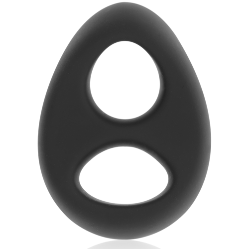 POWERING SUPER FLEXIBLE Y RESISTENTE ANILLO PENE Y TESTICULOS  PR13  NEGRO