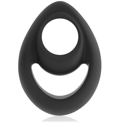 POWERING SUPER FLEXIBLE Y RESISTENTE ANILLO PENE Y TESTICULOS  PR14  NEGRO