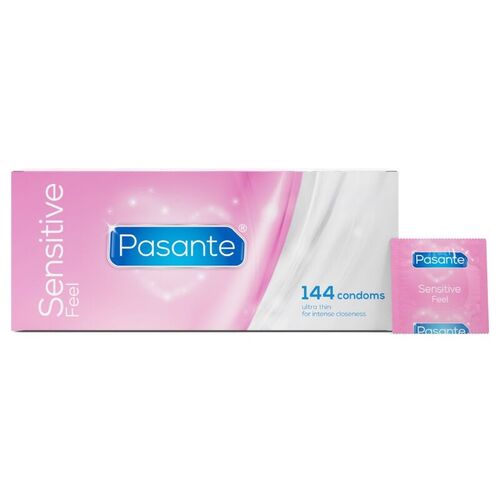 PASANTE PRESERVATIVOS SENSITIVE ULTRAFINO 144 UNIDADES