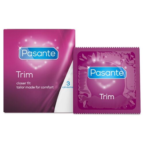 PASANTE PRESERVATIVOS TRIM MÁS DELGADO  3 UNIDADES