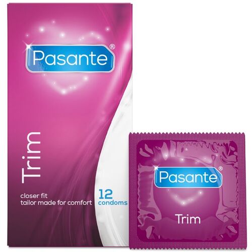 PASANTE PRESERVATIVOS TRIM MÁS DELGADO  12 UNIDADES