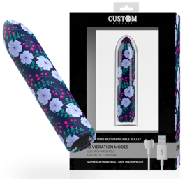 CUSTOM BULLETS BALA RECARGABLE SPRING 10 INTENSIDADES