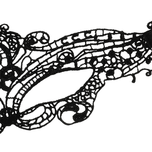 COQUETTE CHIC DESIRE ANTIFAZ ENCAJE NEGRO