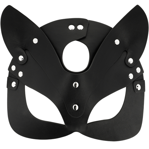 COQUETTE  MASCARA CUERO VEGANO CON OREJAS DE GATO