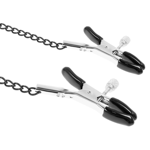 FETISH SUBMISSIVE  COLLAR CON PINZAS PARA PEZONES