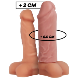 VIRILXL EXTENSION DE PENE SILICONE V3 NATURAL