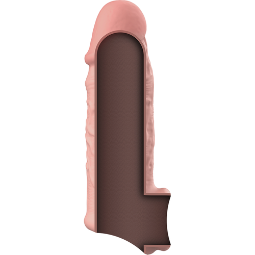 VIRILXL EXTENSION DE PENE SILICONE V7 NATURAL