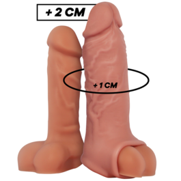 VIRILXL EXTENSION DE PENE SILICONE V9 NATURAL