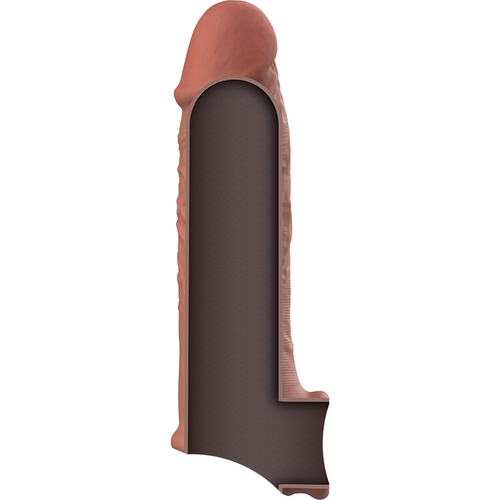 VIRILXL EXTENSION DE PENE SILICONE V9 MARRN