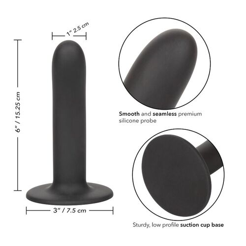 CALEX BOUNDLESS DILDO LISO 15.25 CM COMPATIBLE CON ARNES