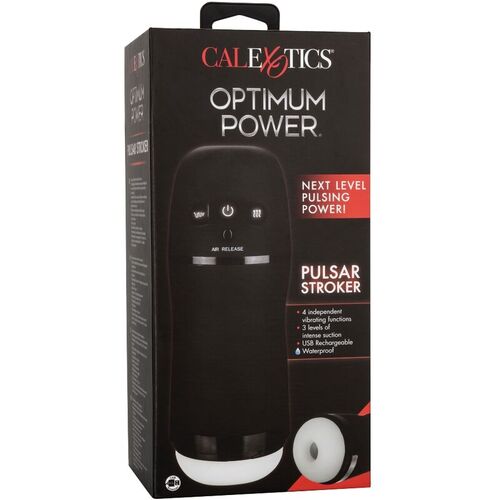 CALEX OPTIMUM POWER MASTURBADOR CON VIBRACION Y SUCCION