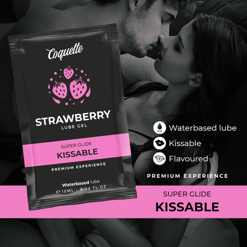 COQUETTE LUBRICANTE KISSABLE BASE AGUA FRESA 10 ML