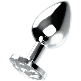 OHMAMA PLUG ANAL CON CRISTAL BLANCO S