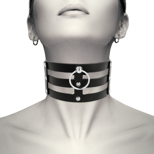 COQUETTE CHOKER CUERO VEGANO ESTILO FETISH