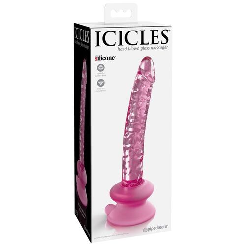 ICICLES NUMERO 86 DILDO VIDRIO CON VENTOSA