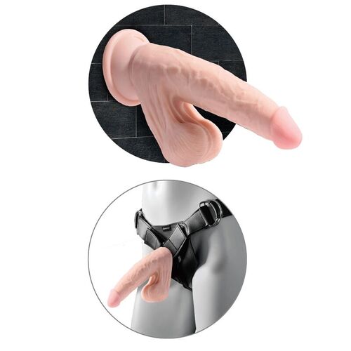 KING COCK PLUS 3D COCK SWINGING BALLS 20.3 CM