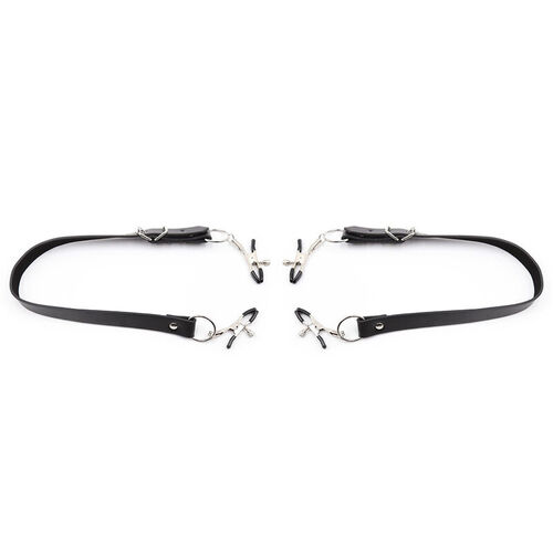 OHMAMA FETISH PINZAS CLITORIS CON CORREAS PIERNAS