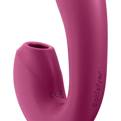 SATISFYER SUNRAY ESTIMULADOR Y VIBRADOR - ROJO