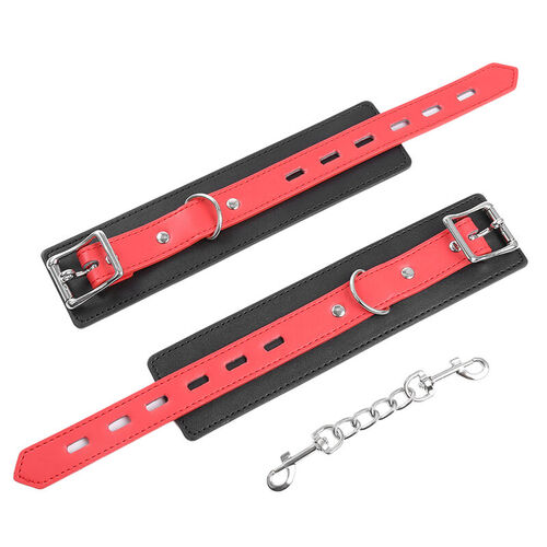 OHMAMA FETISH LOCK BUCKLE WRIST RESTRAINTS