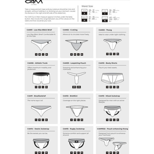 CUT4MEN - CALZONCILLO CORTE BAJO AZTEC M