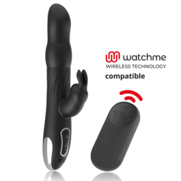 BRILLY GLAM MOEBIUS RABBIT VIBRATOR & ROTATOR COMPATIBLE CON WATCHME WIRELESS TECHNOLOGY