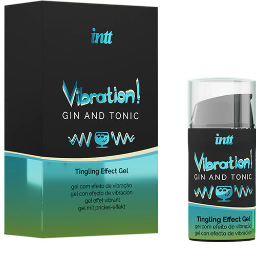 INTT - POTENTE ESTIMULANTE  NTIMO GEL VIBRADOR LIQUIDO GIN & TONIC 15ML