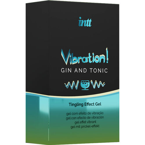 INTT - POTENTE ESTIMULANTE  NTIMO GEL VIBRADOR LIQUIDO GIN & TONIC 15ML