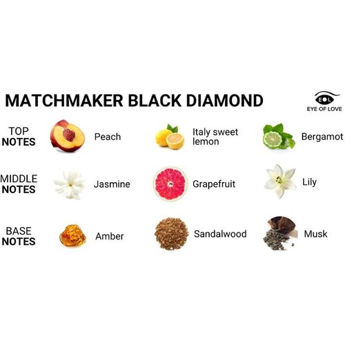 EYE OF LOVE - MATCHMAKER BLACK DIAMOND PERFUME PARA L 30ML